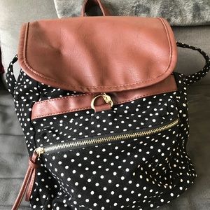 Polka dot backpack